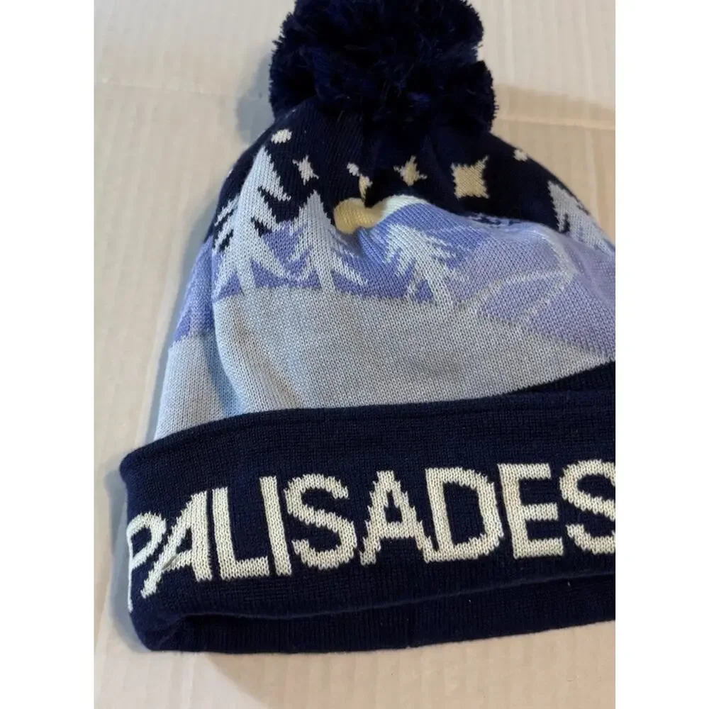 Locale PALISADES TAHOE O/S Resort Pom Pom Beanie Ski Snowboard Hat
